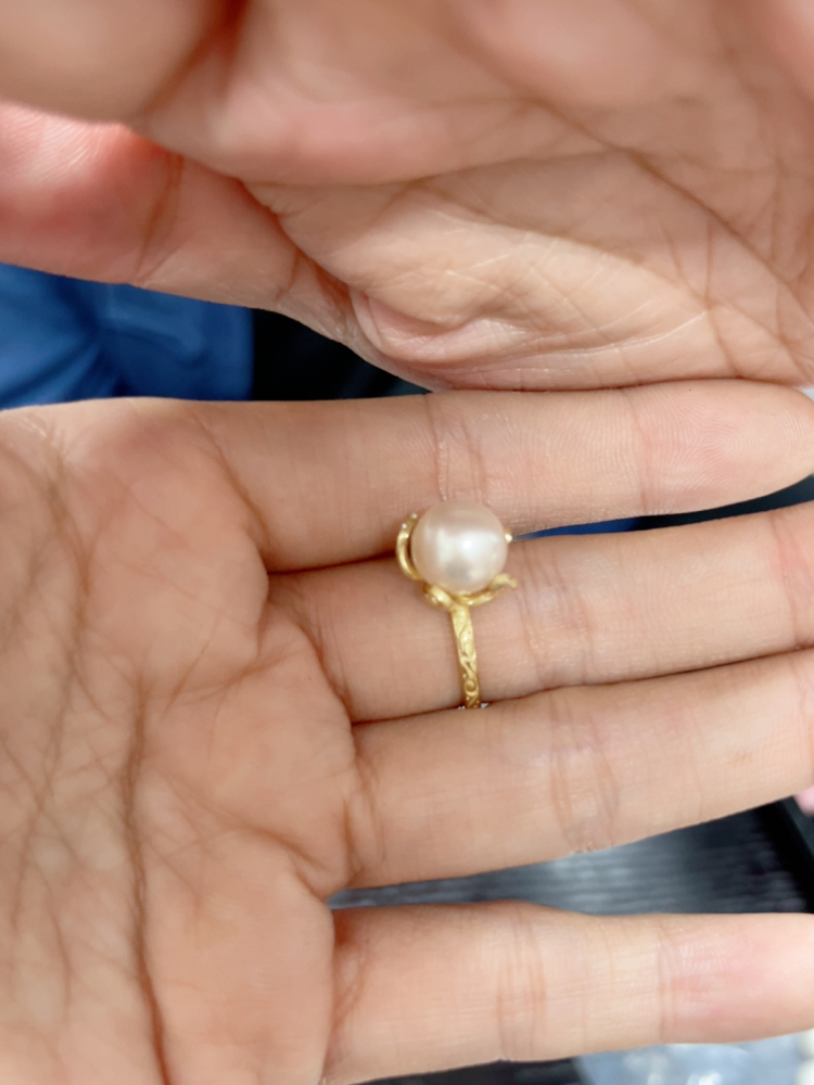 【映时】海水珍珠澳白戒指