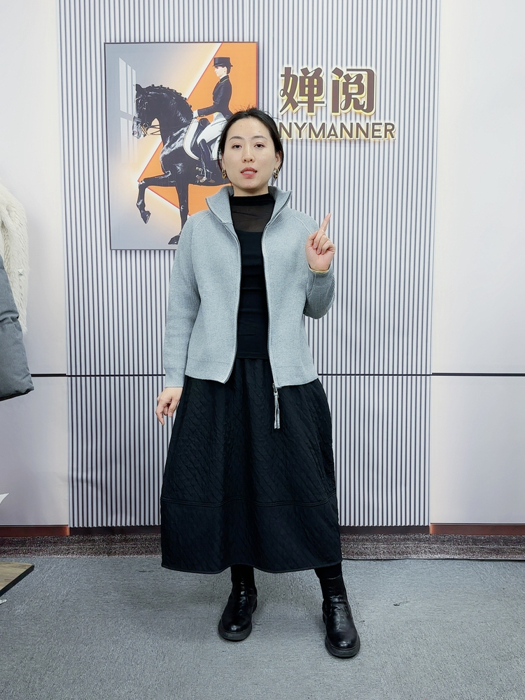 【婵阅】羊毛开衫外套