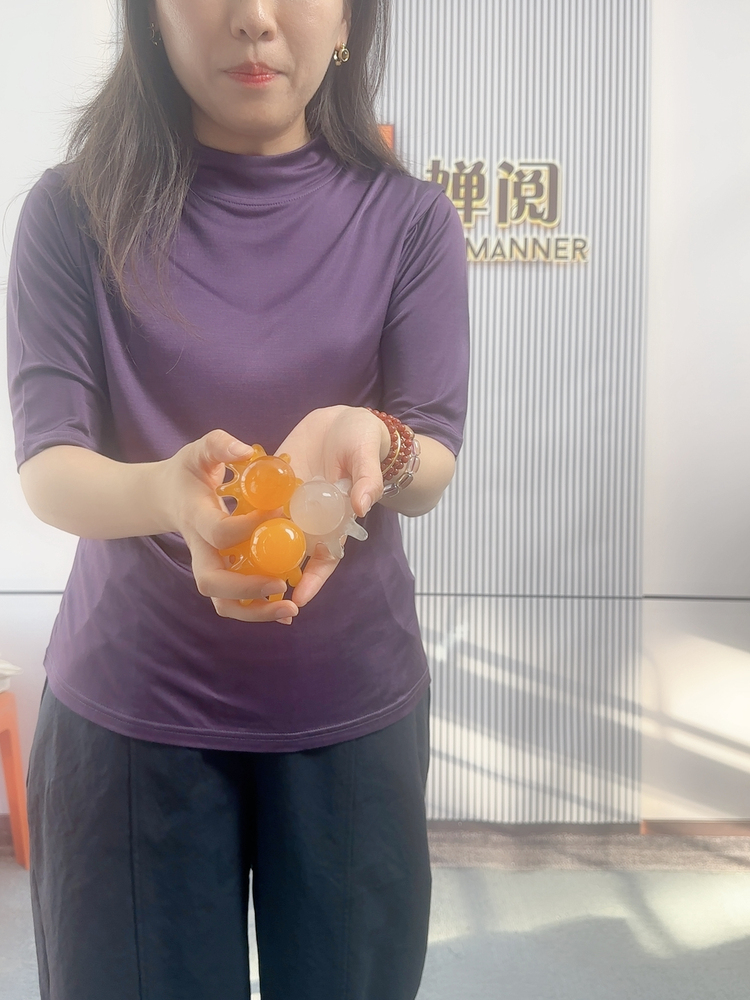【婵阅】八爪鱼按摩梳·深棕
