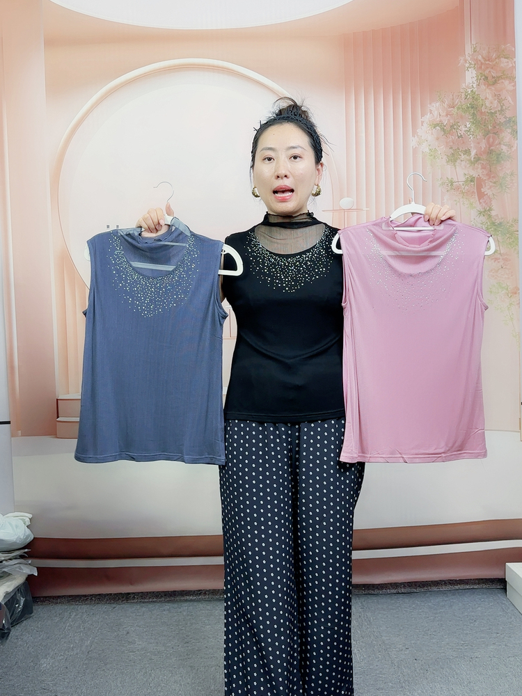【婵阅】100桑蚕丝上衣202671884136197·粉色
