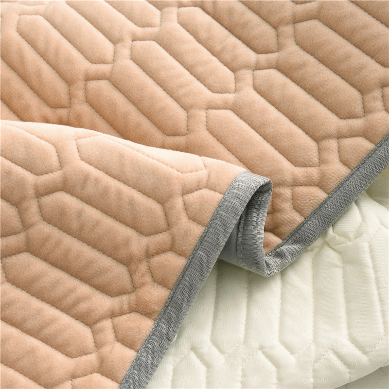 雅鹿乳胶床笠三件套浅驼