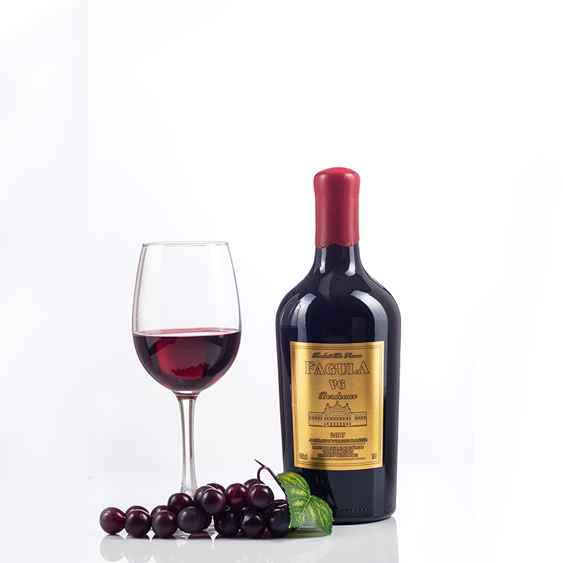 【750ml*2瓶】法古拉V6干红葡萄酒（法国原瓶原装进口保质期10年）