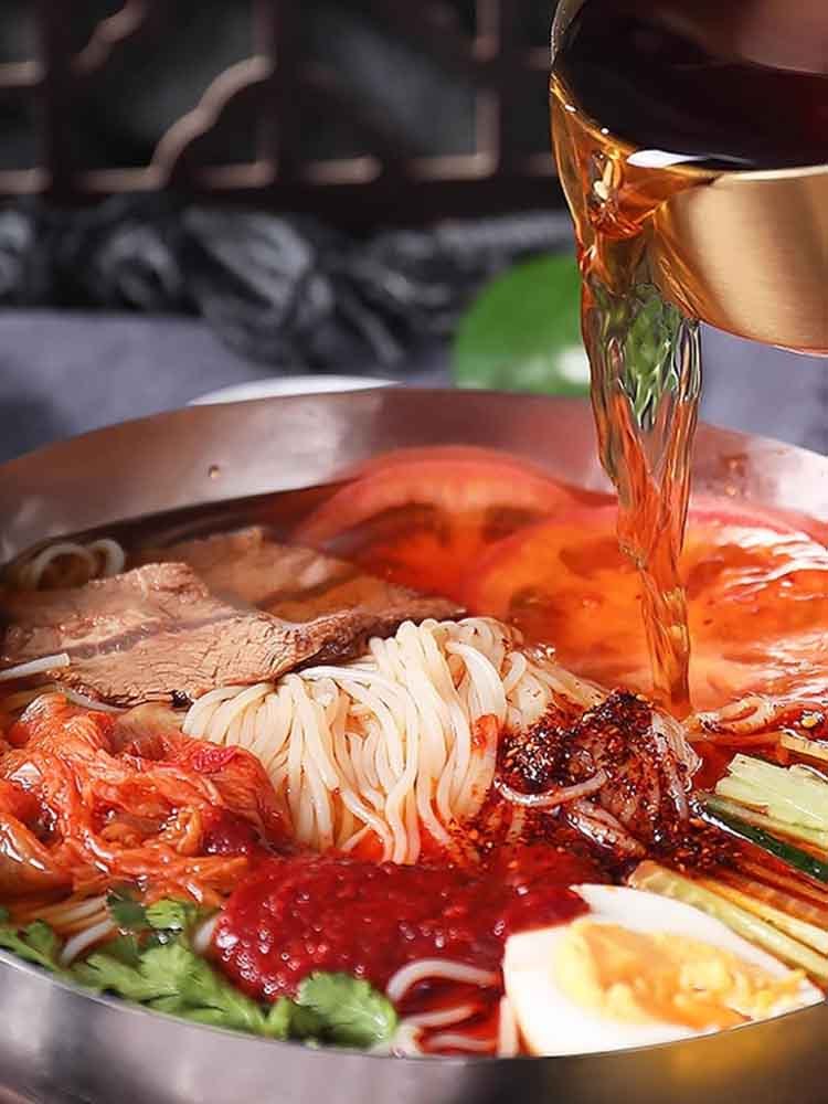 【到手12袋】东北冷面韩达莱冰碗冷面330g*12袋酸甜延边延吉风味大冷面速食带调料
