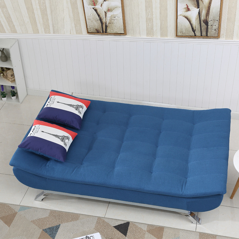 雅客集尤兰达休闲沙发可折叠布艺沙发床颜色可选·咖啡色FB-18081BR