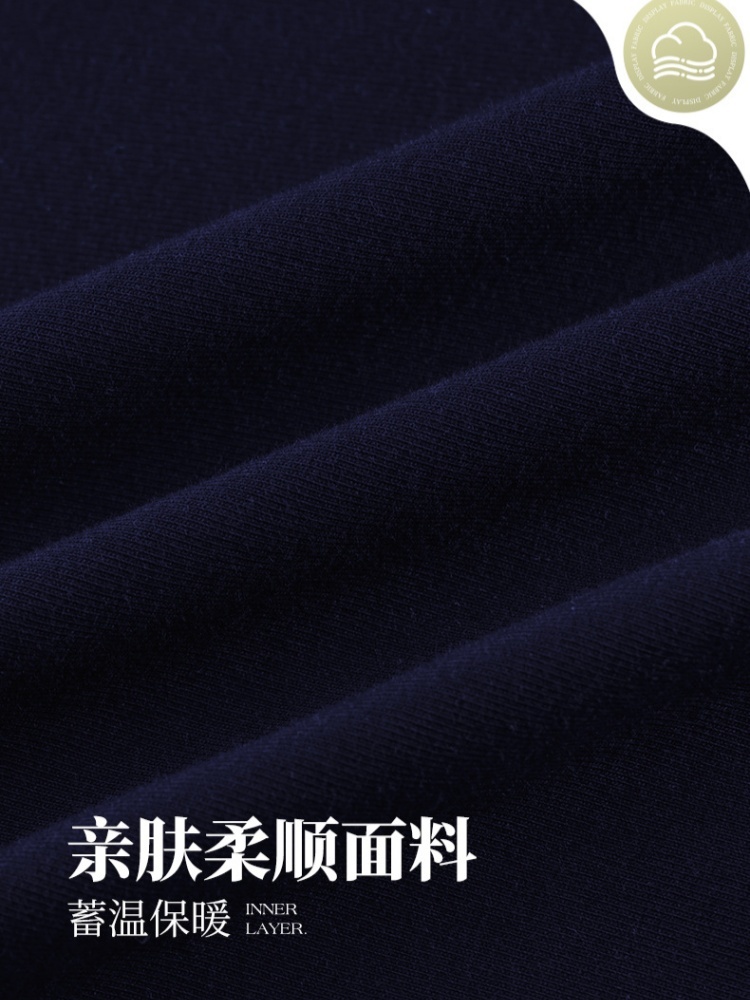 【92精梳棉】轩凌子气质翻领撞色T恤S82530135·花灰色