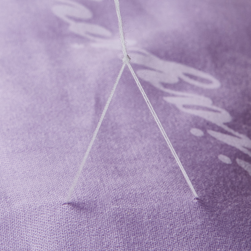 金加瀛 紫色A类表布优等品双宫茧生态蚕丝贡被，丝重1斤，被重2.5斤，150*200cm