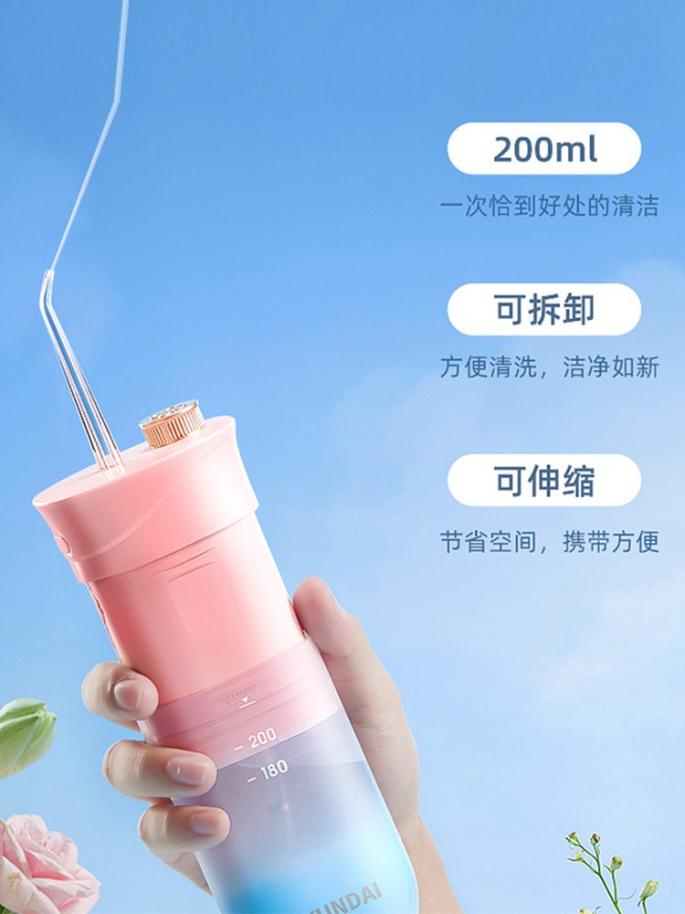 【合众精选】韩国HYUNDAI 冲牙器W1·灰色