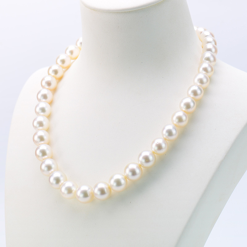 岛上明珠  南洋海水强光珍珠干枯玫瑰项链9.1-11.7mm·奶白色