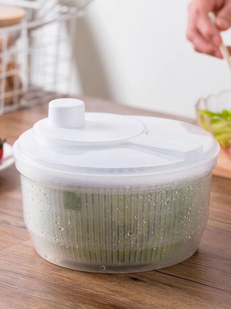家用手动蔬菜快速甩水沥水篮沙拉甩干机