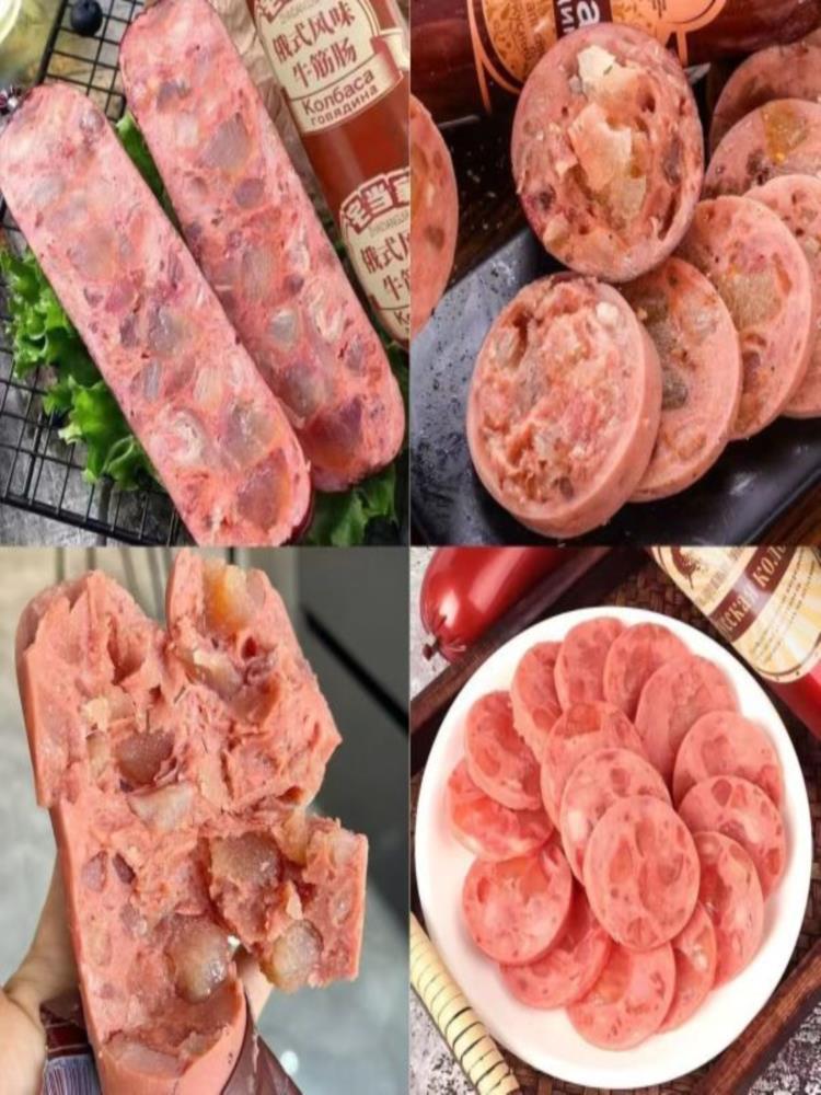 俄罗斯风味牛筋肠 12根  180g/根 牛筋肠香肠大火腿肠即食下酒菜食品