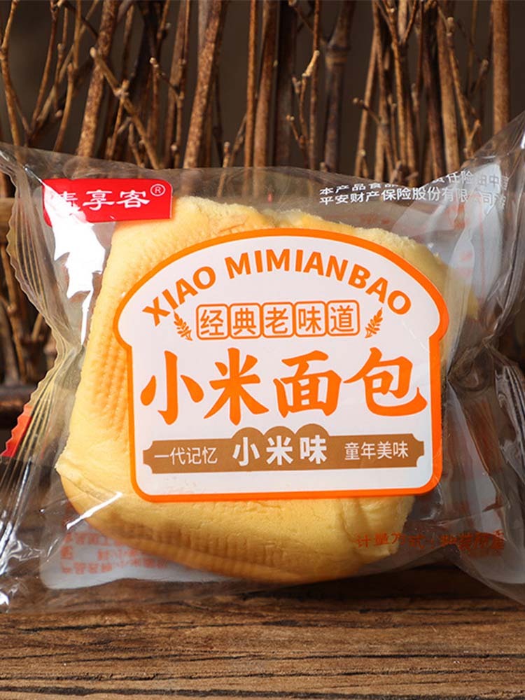 【无蔗糖】老式小米手撕面包1500克（含箱）