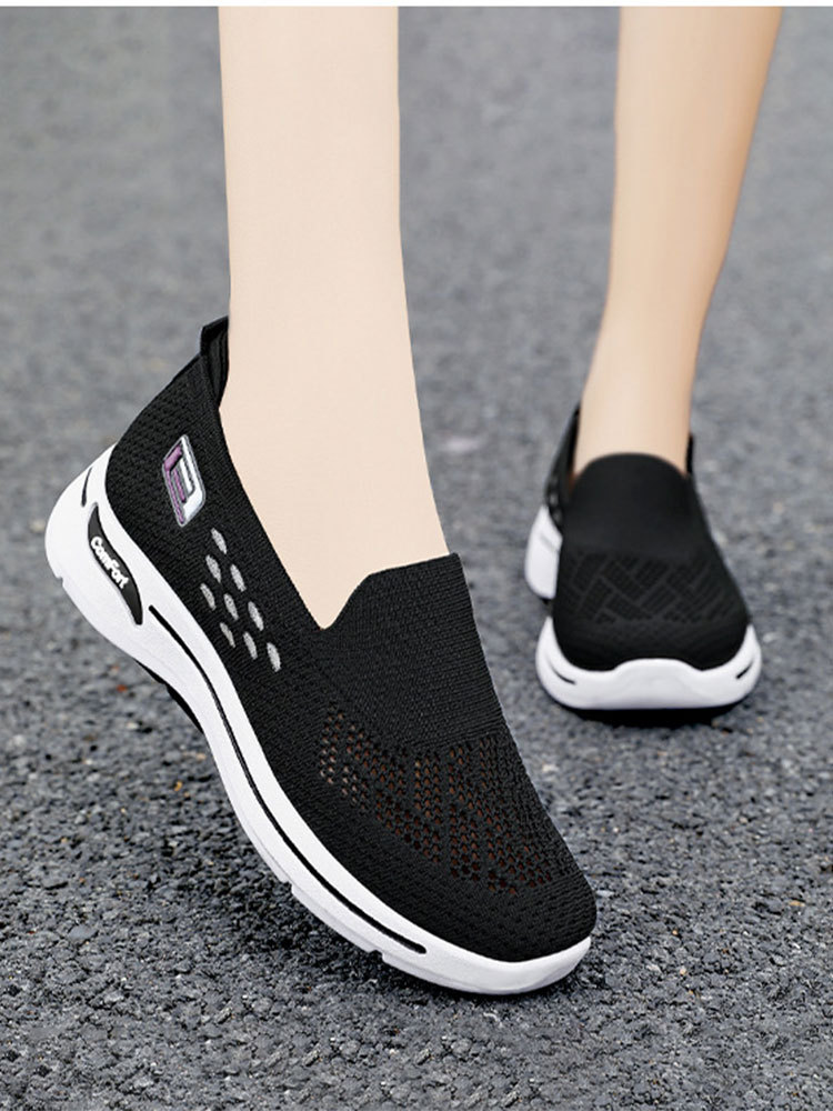 M.新款健步网面鞋·S-9-黑色