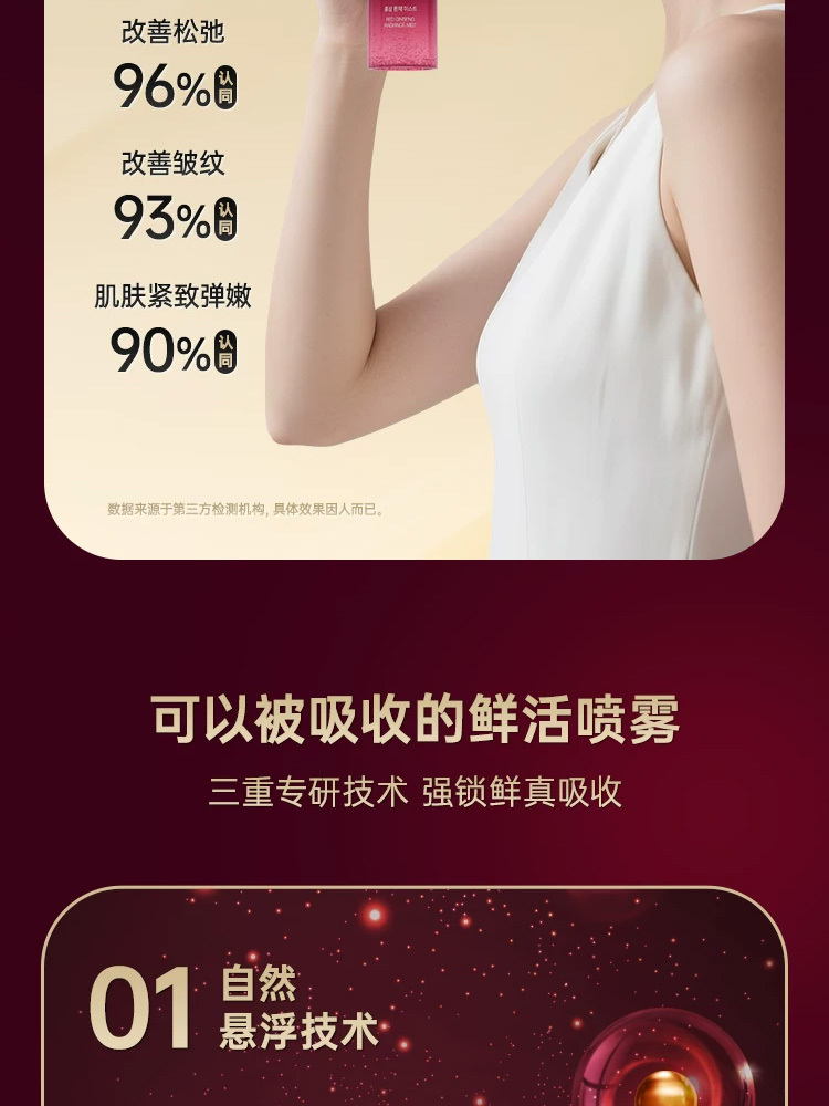 到手两瓶【阳阳专享】彤人秘焕采喷雾