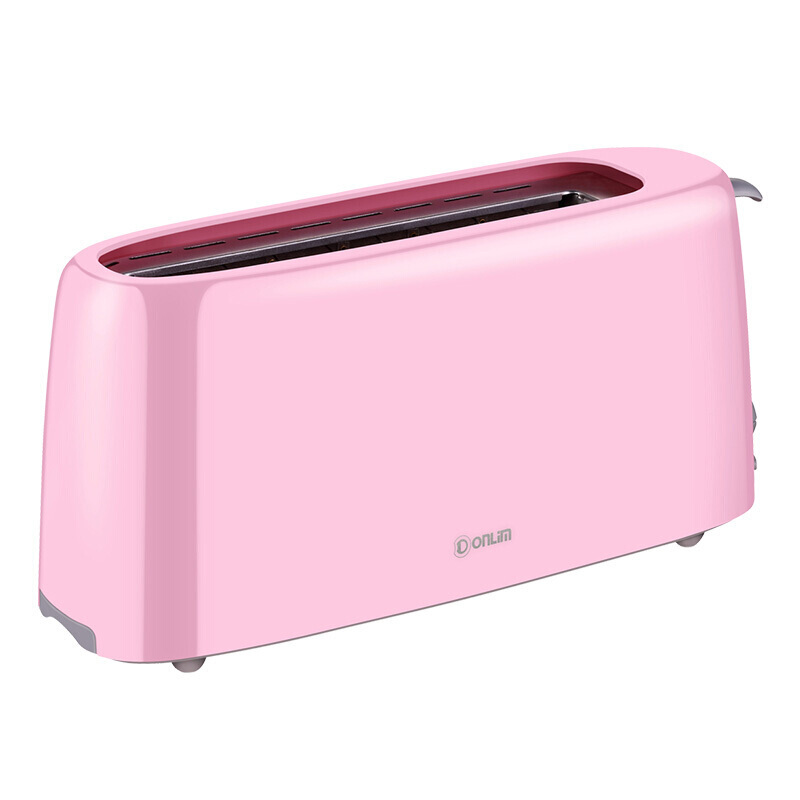 东菱（Donlim）烤面包机多士炉家用早餐机全自动双面烘烤迷你TA-8150·粉色