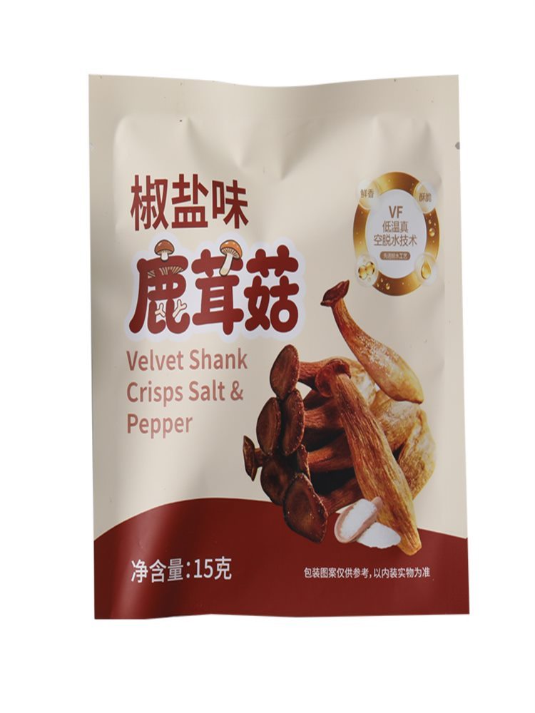 黑松露味鹿茸菇脆 15g*10包 解馋脱水蔬菜干即食果蔬脆