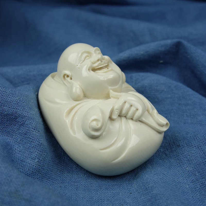 美润猛犸象牙笑口常开吊坠