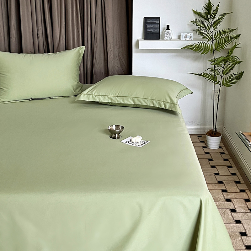 凯特之家正宗100S双股新疆长绒棉单品床单·青绿色