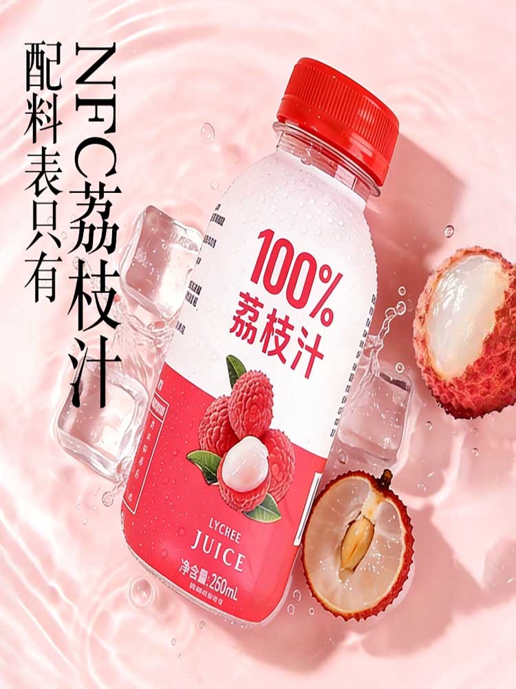 100 %荔枝汁265ml*24瓶