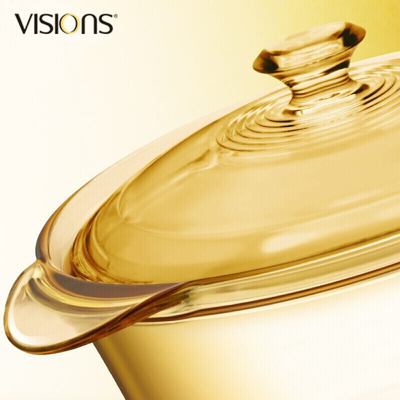 康宁-VISIONS 双耳1.2L养生炖盅（隔水炖）（VS12FL）.·琥珀色