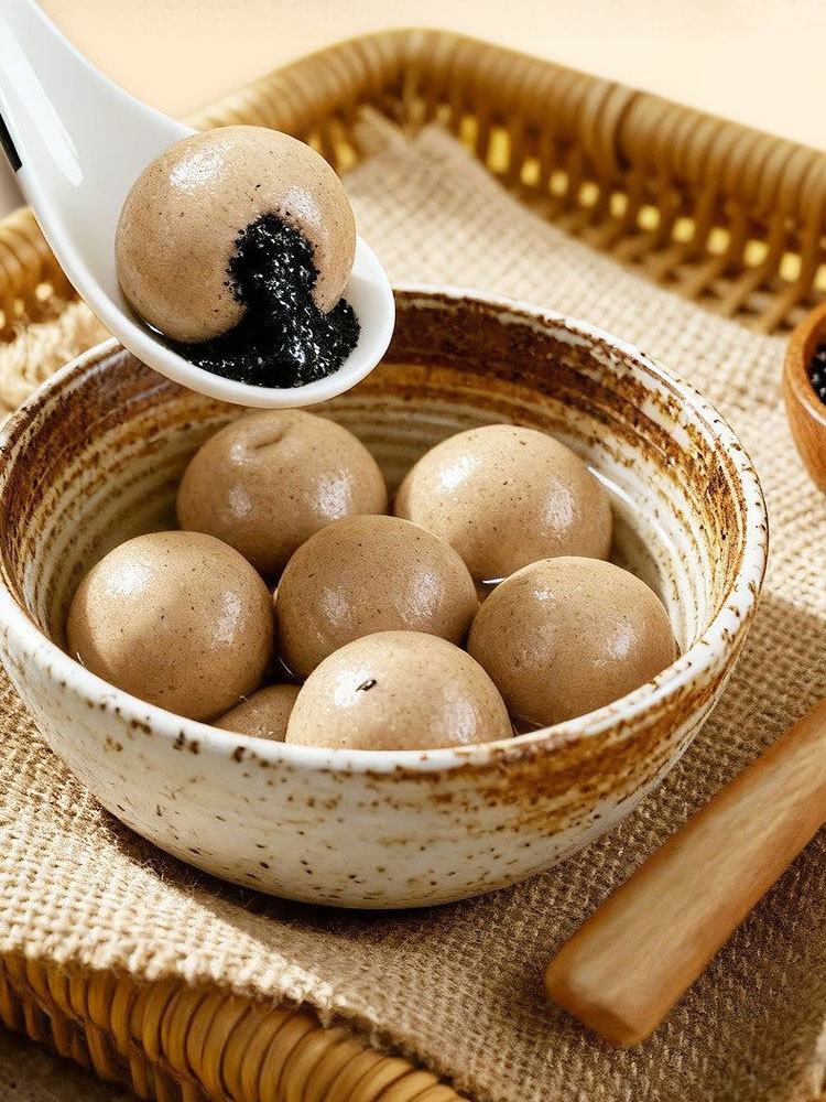 【多送2袋·到手6袋】无蔗糖·黑芝麻馅荞麦汤圆200g/袋