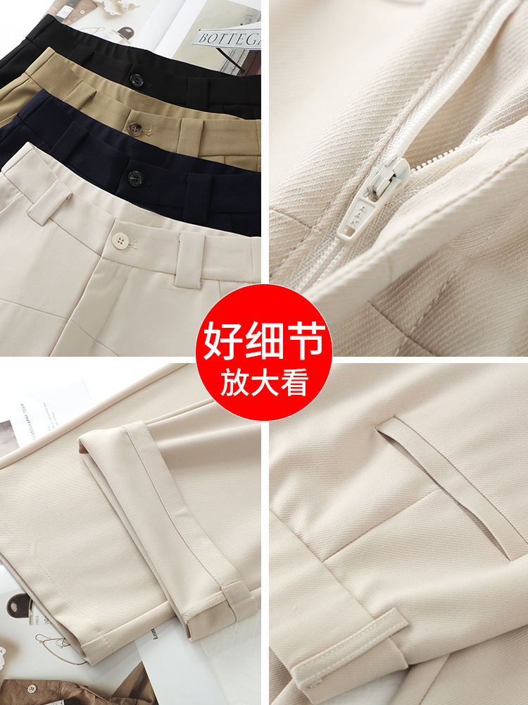 【大牌代工厂出品】和顺圣春秋天丝醋酸阔腿裤2816·黑色常规