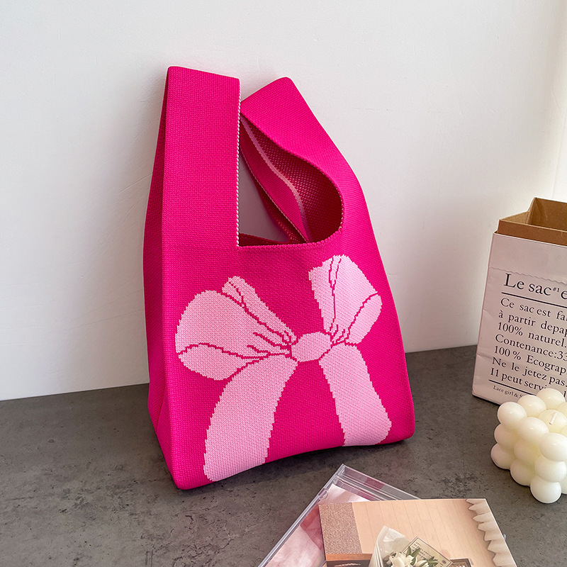 普春小众设计日常便携手提包·05310玫粉色