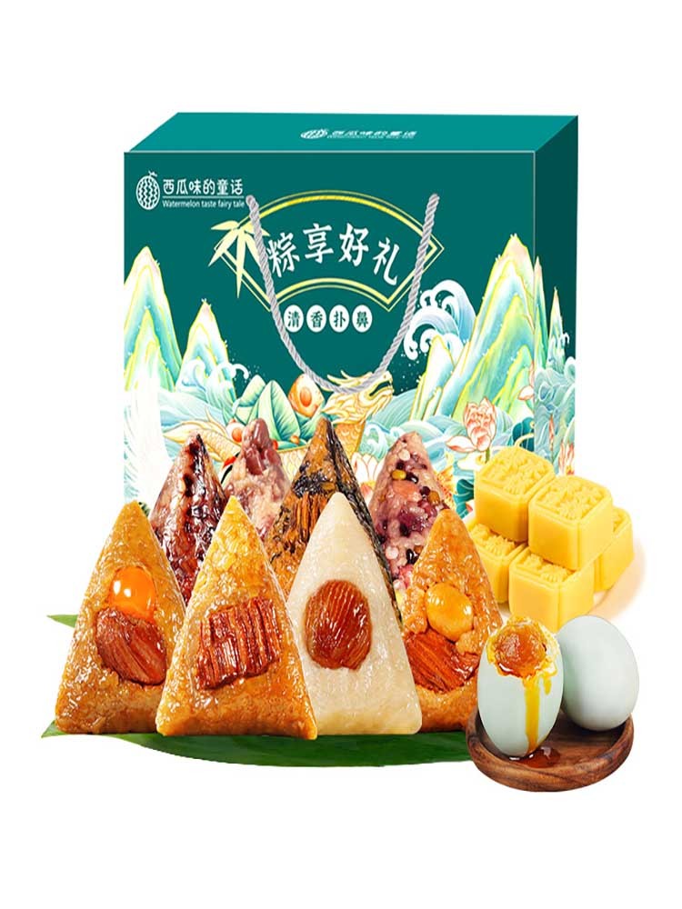 粽享好礼10粽8味6绿豆糕2鸭蛋1510克