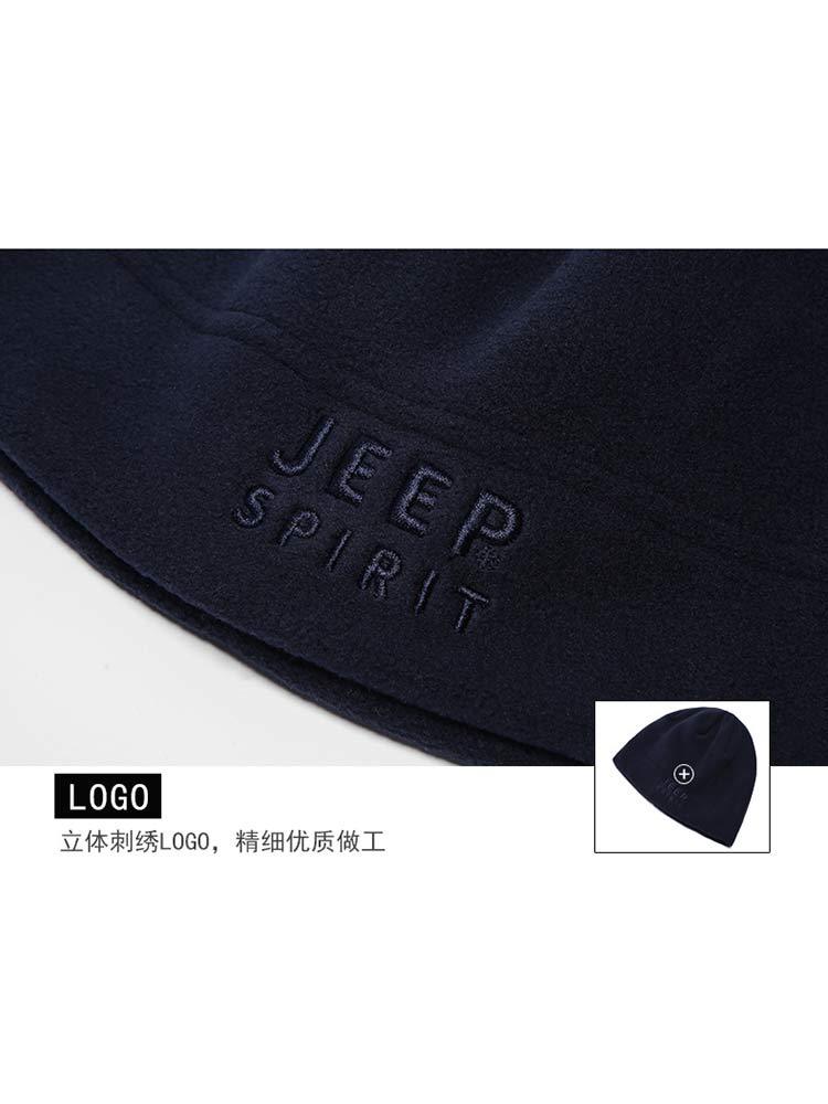 JEEP秋冬加绒保暖帽子OM18CD996CA0031·深灰