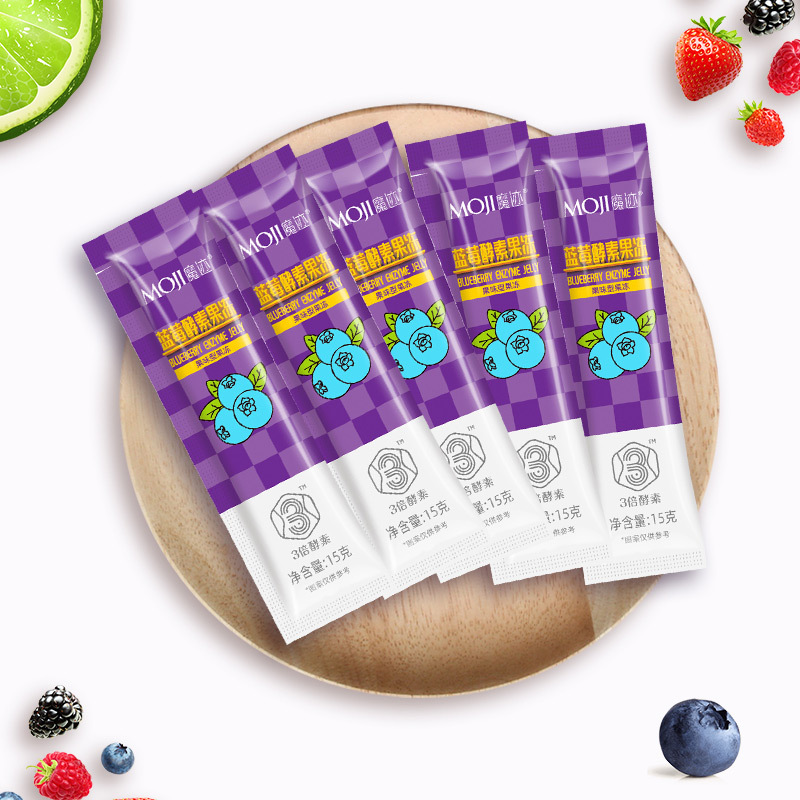 【魔迹 蓝莓味酵素果冻15g*7条*6盒】-惠买-正品拼团上惠买