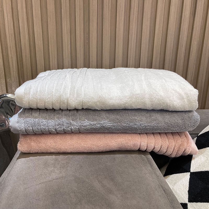 玛品Mappin竹纤维浴巾70*140cm毛巾 T28·粉色