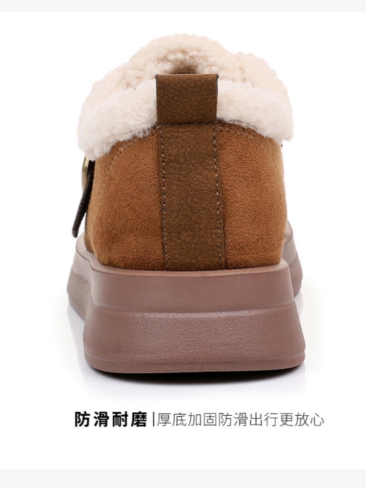 珍源祥轻软厚底加绒勃肯鞋6031·咖色
