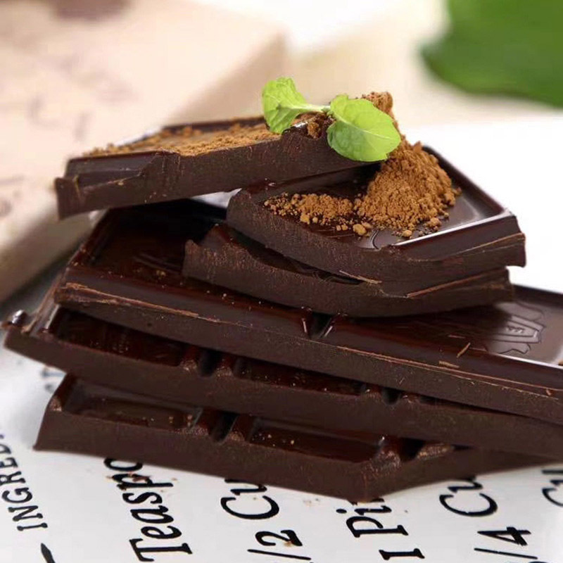 康美纳卡纯可可脂俄罗斯经典黑巧克力10盒--百分之八十五