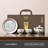 百花齐放鎏银茶具套装