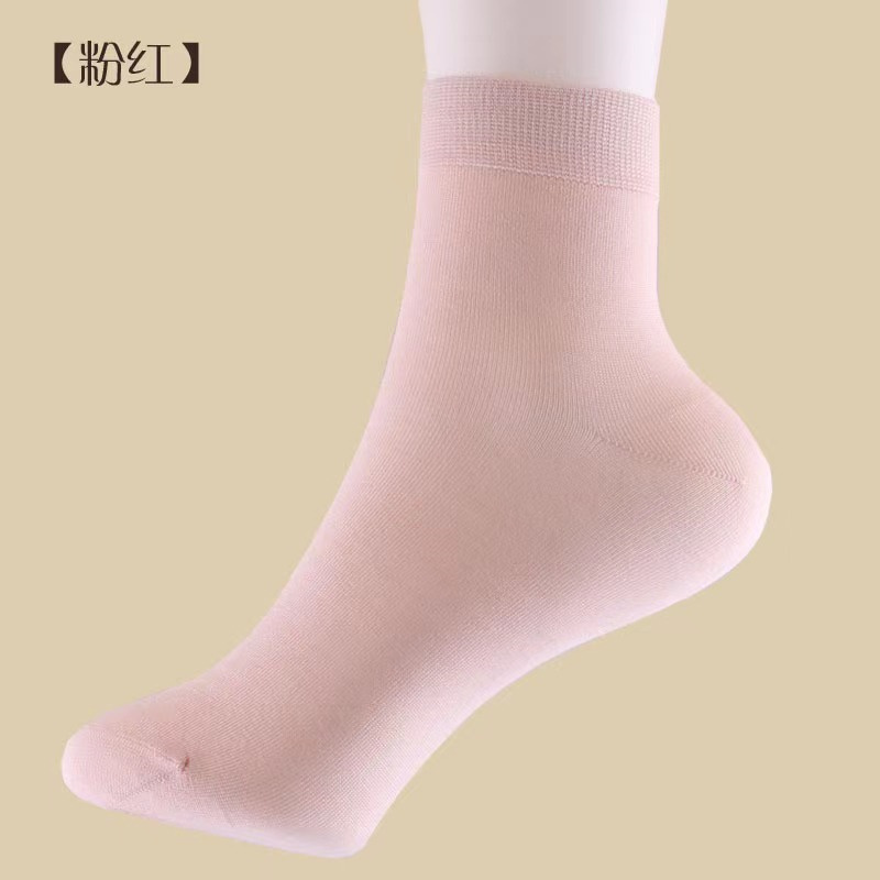 （5双）出口日本桑蚕丝女袜·灰色（可随意搭配颜色，需备注）