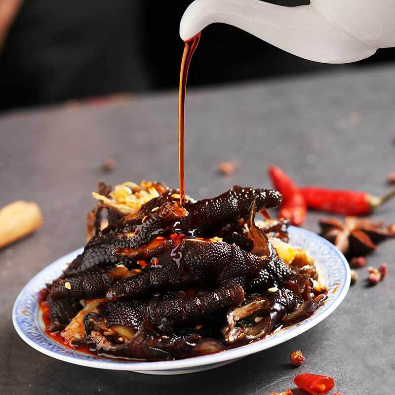 【麻辣鸡爪 去骨黑鸡爪 四川盐帮菜240g*4袋】-惠买-正品拼团上惠买