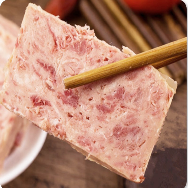 江楼纯猪肉无防腐剂火腿午餐肉200g*8罐【肉含量≥90%】