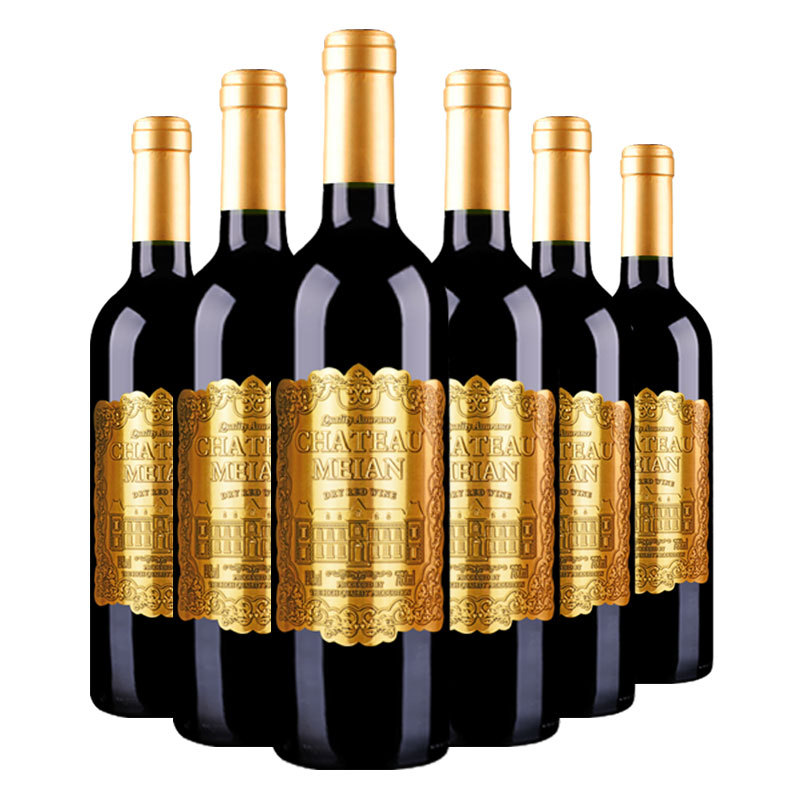 【买一箱送一箱发12瓶】法国原酒进口波尔多红酒赤霞珠750ml葡萄酒整箱6瓶装