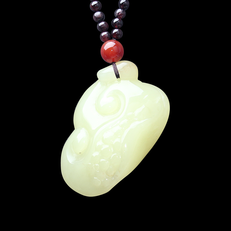 映时黄玉如意吊坠