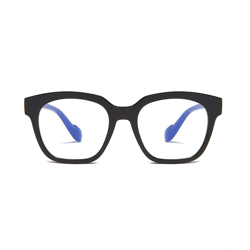 骊佳LJGOOD防蓝光护目镜大框修脸型手机电脑眼镜8016·黑色