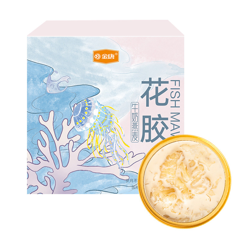 金唐牛奶燕麦花胶165g*6盒