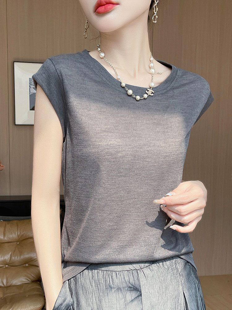 【爆款特价】凉爽透气莱赛尔天丝宽松飞袖百搭上衣·胭脂红