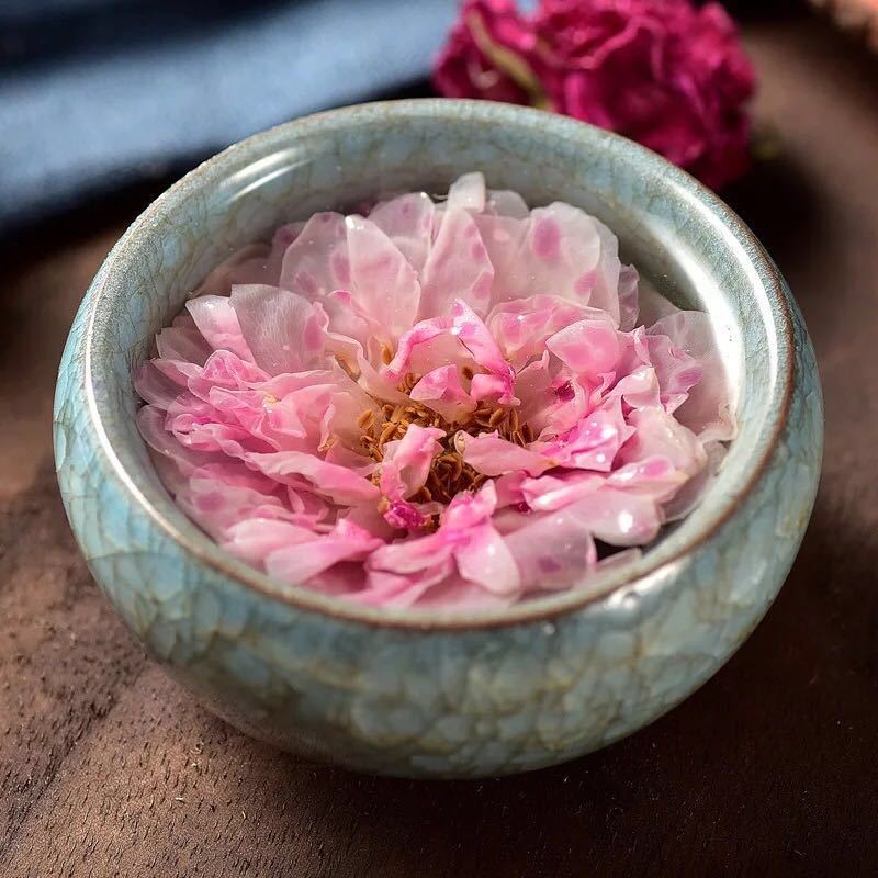 紫金玫瑰 平阴玫瑰花冠 玫瑰花果茶饮50g/罐（约100朵） 一朵一杯 花样女人茶
