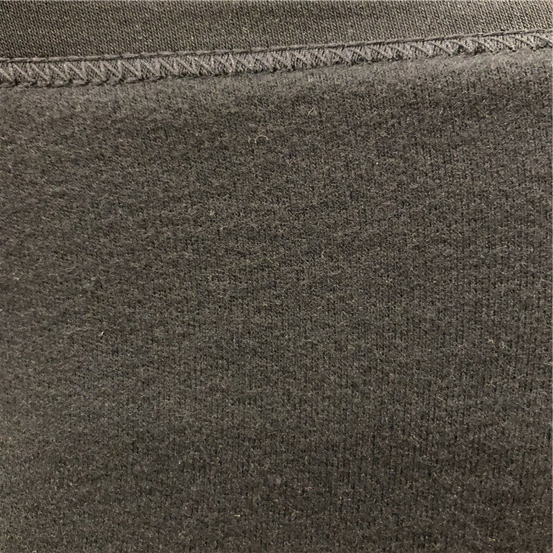 纤丝鸟 经典暖素羊毛系列女士全双层花边长袖衫17211·黑色