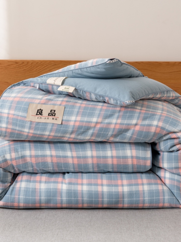 多宝雅8斤新款100%里外全棉纯棉新疆棉花被冬被·印象-兰