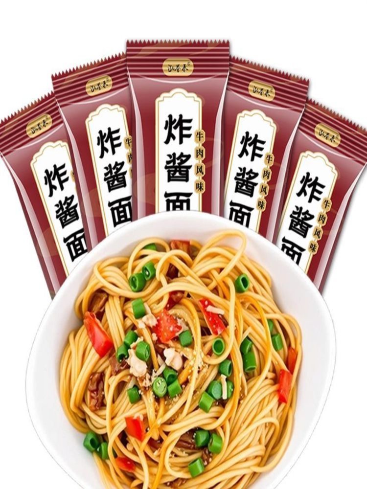 炸酱面 158g*9袋 拌面速食方便面条碱水面条热干面