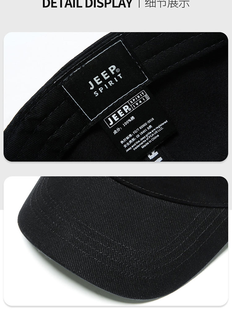 JEEP正品帽子情侣棒球帽鸭舌帽A0612·深蓝