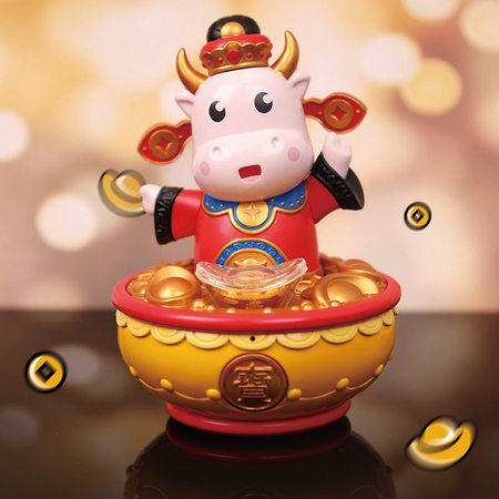 2021新春金元宝足金999015g牛转乾坤金元宝