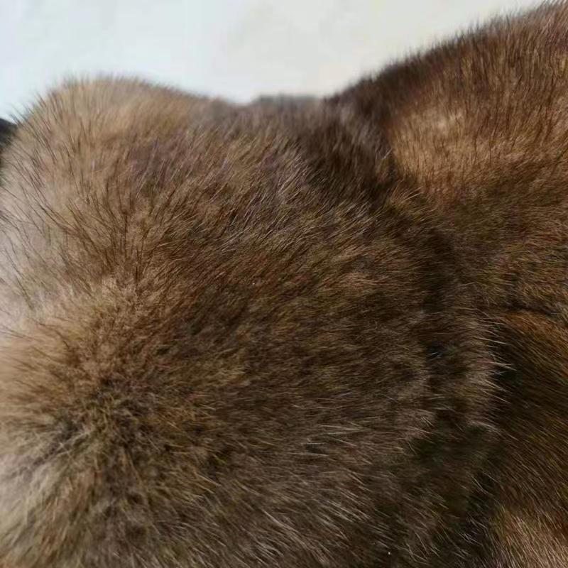 索娜斯原色立领丹麦进口水貂大衣