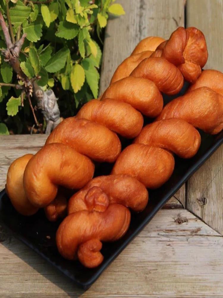 【东北特产】原味老式大麻花 190g*8根 特产美食 蜂蜜软麻花 手工面包