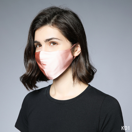 一梦22姆米真丝口罩1个派伦恺parencare口罩垫一次性50只装浅粉所有